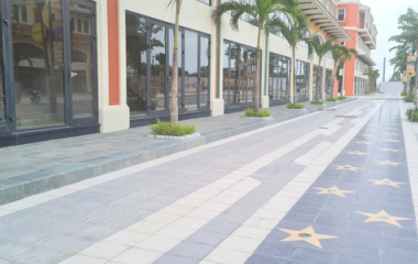 Secoin outdoor Terrazzo tiles at T&T Phuoc Tho Residential Area - Vinh Long